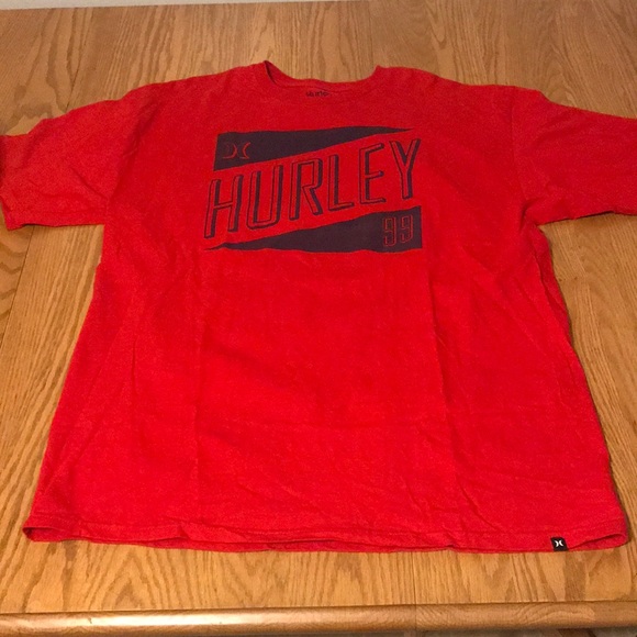 red hurley shirt